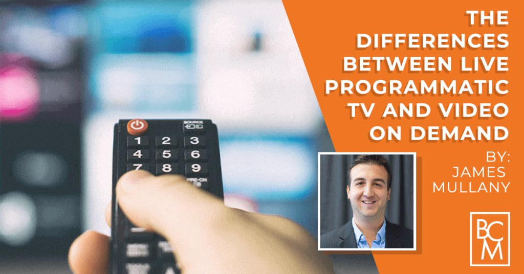 The differences between Live Programmatic TV and Video on Demand and why it matters