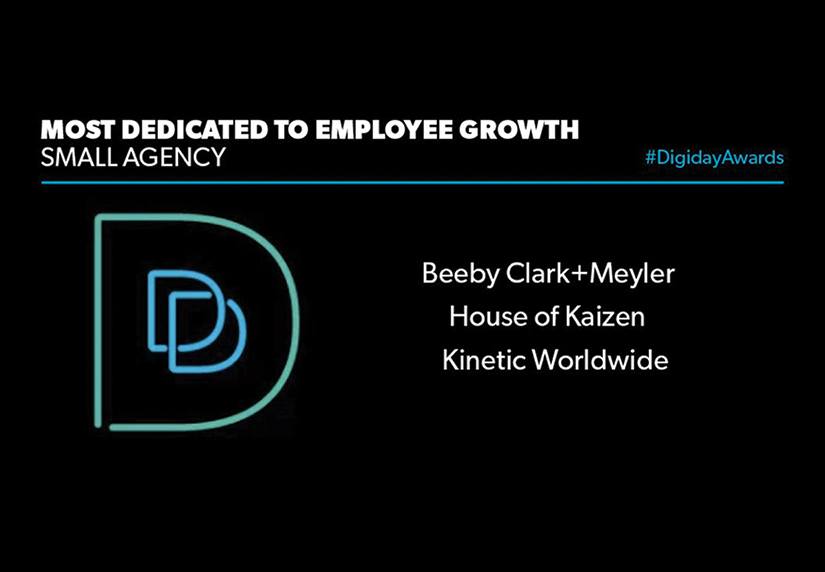 BCM Wins Digiday WorkLife Award!